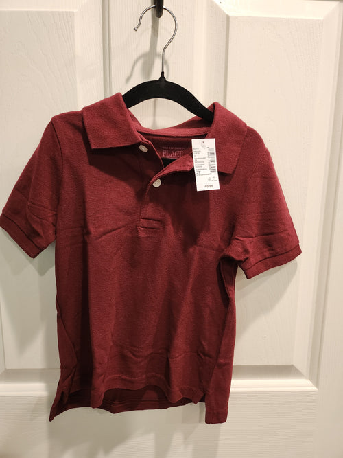 3T Polos, maroon, yellow, & green