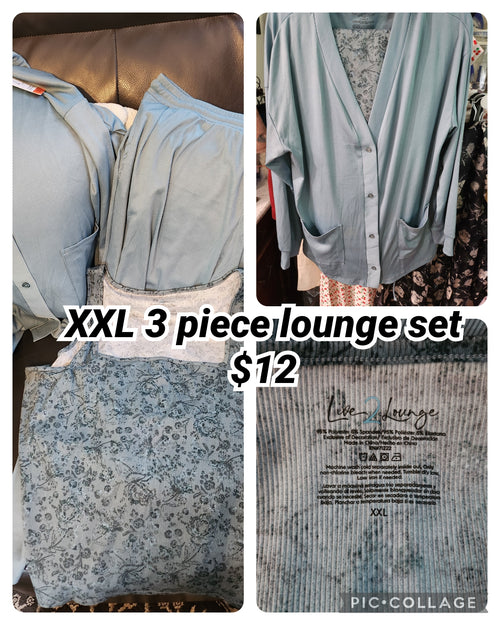 3 piece lounge set