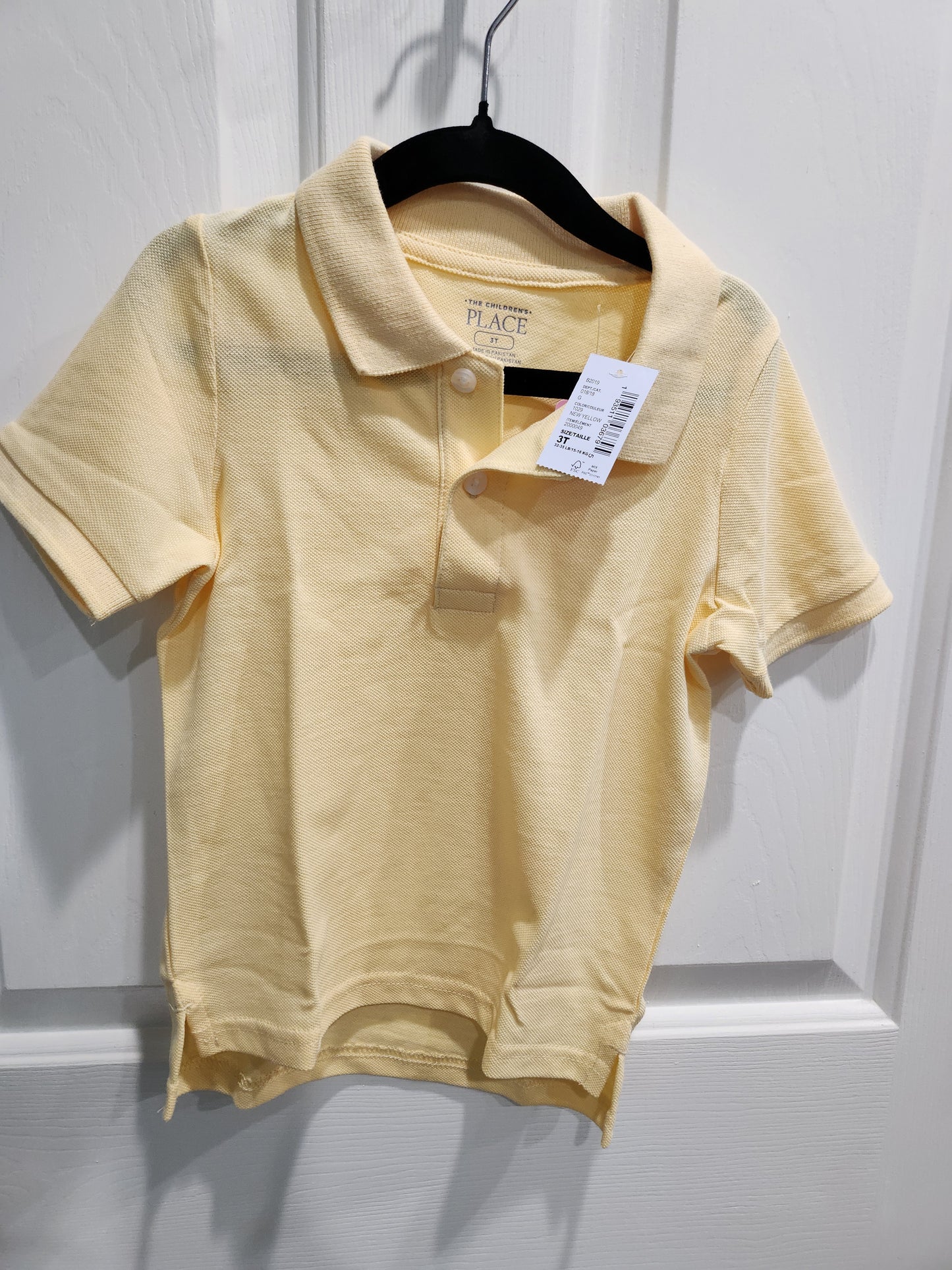 4 T Polos, yellow, navy, & red